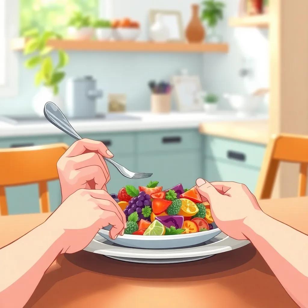 Die Kunst des achtsamen Essens: Ein Weg zu besserer Verdauung und Gewichtsmanagement