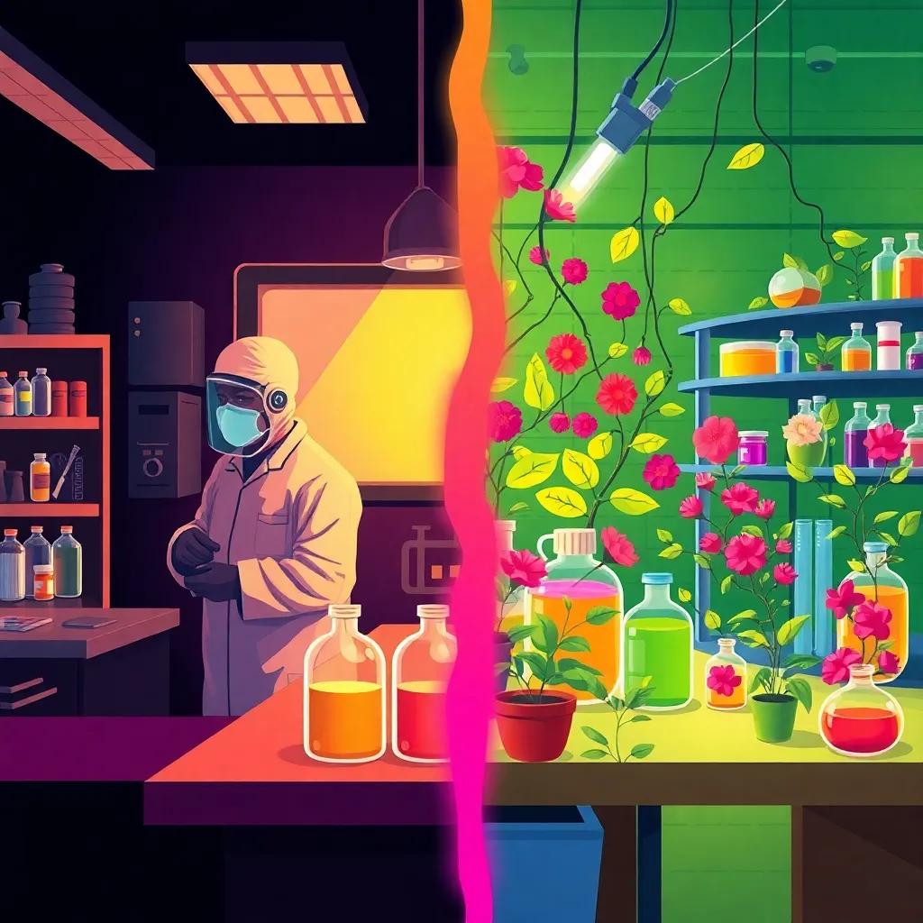 Natürliche Farbstoffe in der medizinischen Diagnostik: Eine sichere Alternative zu synthetischen Färbemitteln