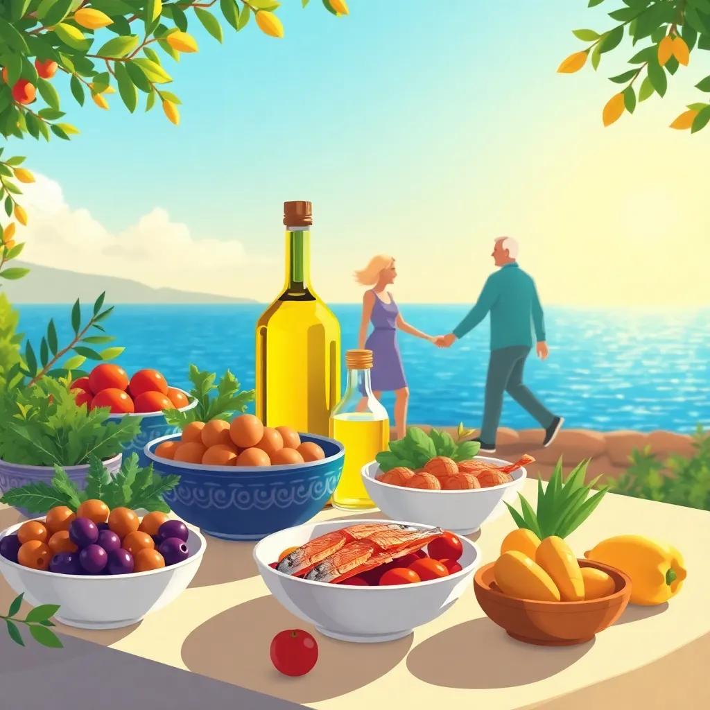 Die Mittelmeerdiät: Ein Bewährter Weg zu Herzgesundheit und Langlebigkeit