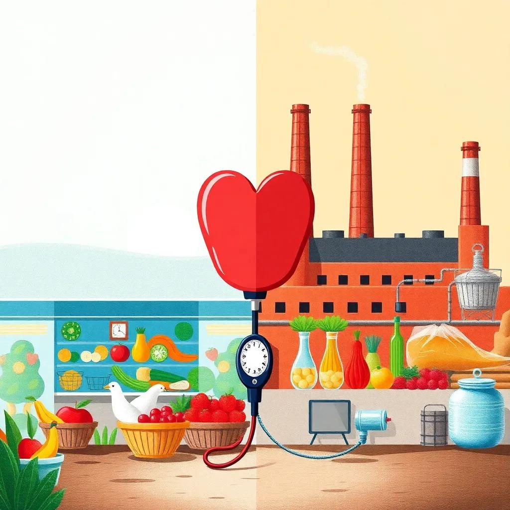 Versteckte Gefahren von verarbeiteten Lebensmitteln: Auswirkungen auf Blutdruck und Diabetes