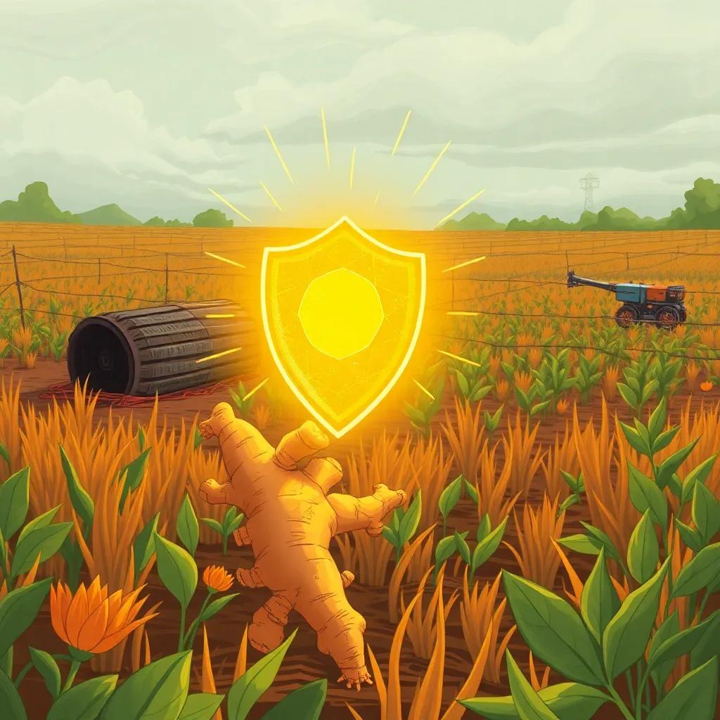 Natürlicher Schutz für Ingwer: Kurkumaöl und Chitosan als nachhaltige Alternative