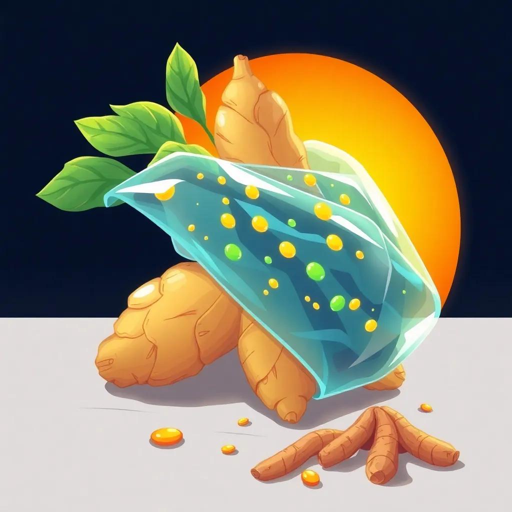 Innovative Schutzmethode für Ingwer: Kurkumaöl und Nanotechnologie im Einsatz