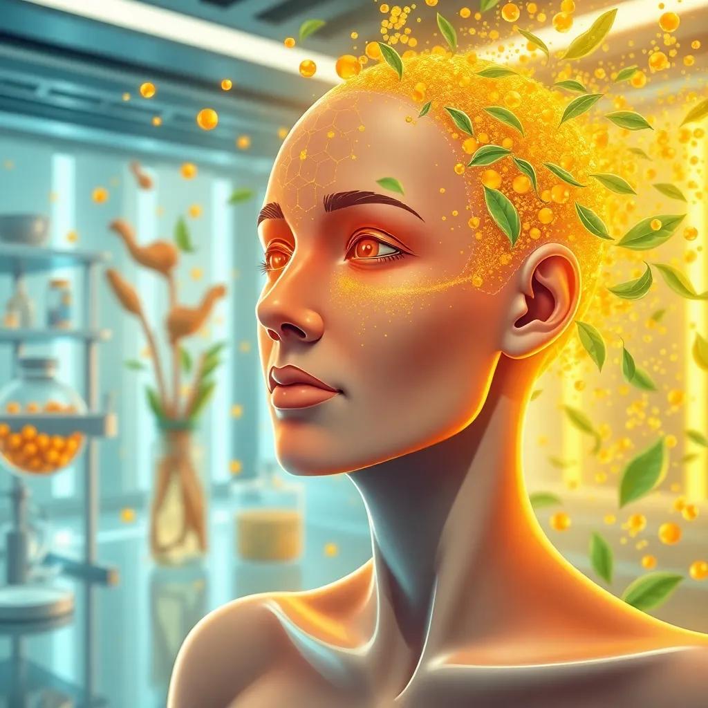 Kombination von Curcumin und EGCG in nanostrukturierten Lipidträgern für Anti-Aging