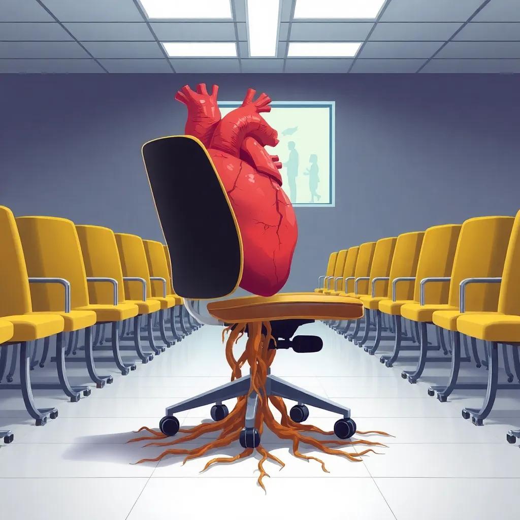 Langes Sitzen erhöht Herzrisiko trotz Sport