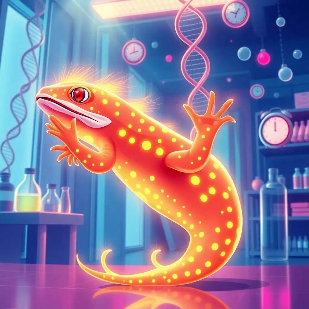 Salamander-Regeneration und vernachlässigbare Seneszenz: Neue Wege im Kampf gegen das Altern