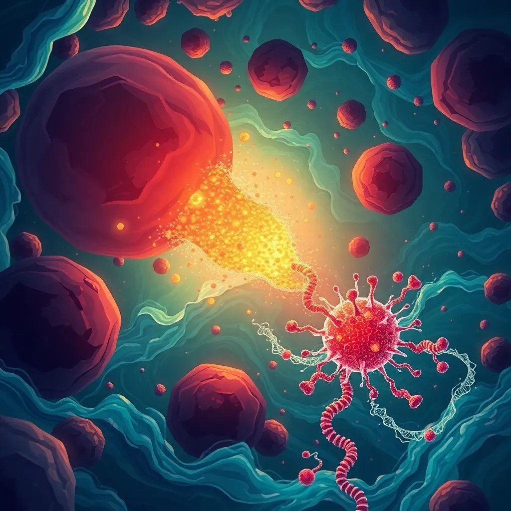 Mitochondriale RNA-Leckage Verschlimmert Zellalterung und Entzündungen