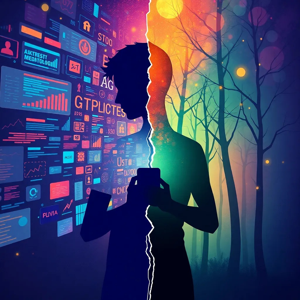 Digitale Balance für die mentale Gesundheit: Strategien gegen Stress und übermäßigen Bildschirmkonsum